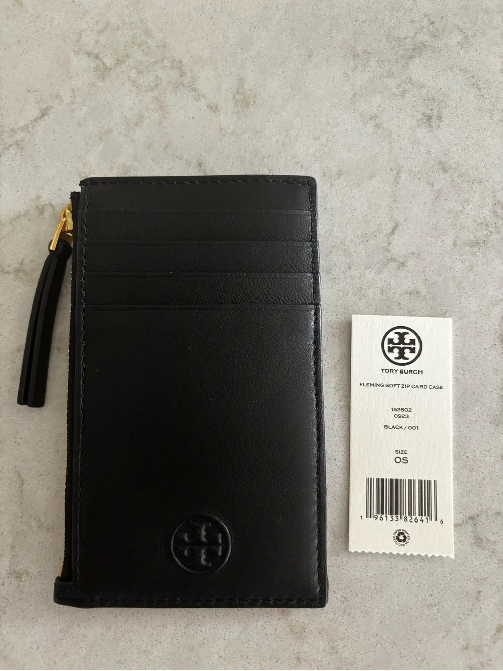 Tory Burch Fleming Zip Card Case